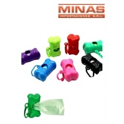 DISPENSADOR + BOLSAS HIG. DE PERRO.