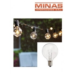 LAMPARA DE 7 W, REPUESTO PARA GUIRNALDA , CALIDA, $ 25 CU