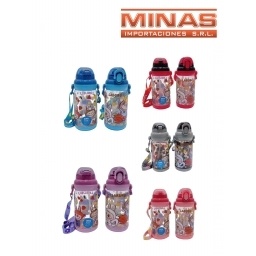 BOTELLA INFANTIL X 450 ML,MONSTRUITO,5 DISEOS.