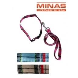 CORREA CON COLLAR PARA PERRO