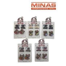 COLITAS X 2 + 2  PINCITAS X 12 UND, CAPIBARA, $ 55 CU.