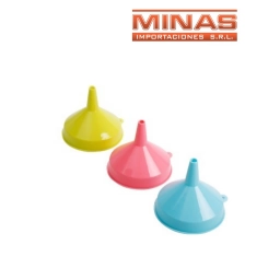 EMBUDO DE 11 CM X 10 CM, COLORES SURTIDOS.