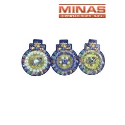 SET DE 22 BOLITAS + BOCHON, SURTIDOS.