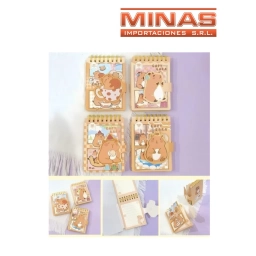 LIBRETITA 80 HOJAS X 11 CM,CAPIBARA.