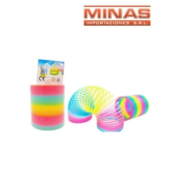 MAGIC SPRING DE 10 CM X 8,5 CM,ARCOIRIS.