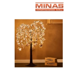 ARBOL LED DE 400 LUCES X 180 CM, CEREZO BLANCO.