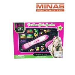 MAQUINA PARA DECORAR EL PELO + ACC.