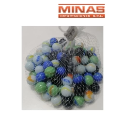 BOLITAS  EN RED X 500 GR,DE COLORES.