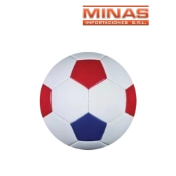 PELOTA DE FUTBOL # 5, SOLO BLANCO, AZUL Y ROJO.