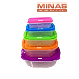 SET DE TAPPER X 5 UND,MAS GRANDE DE 30 CM X 22 CM X 11 CM, OVALADOS.