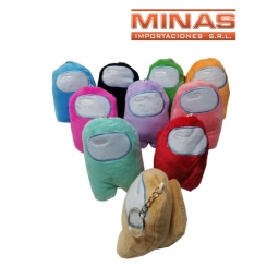 PELUCHE LLAVERO PARA MOCHILA 12 CM 12 PCS