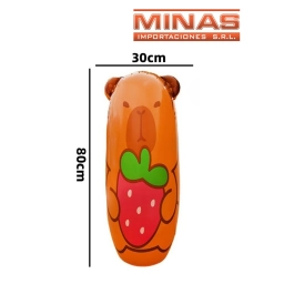 TENTEMPIE INFLABLE  X 80 CM, CAPIBARA.