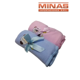 MANTA DE BEBE VARIOS COLORES