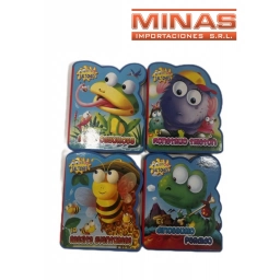 LIBRO DE GOMA EVA, 6 HOJAS,4 MODELOS.