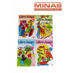 LIBRO DE COLOREAR X 8 UND. 4 DISEOS,$ 32 C/U.