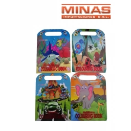 LIBRO PARA PINTAR 4 DISEOS 12 PCS $44,90 CU