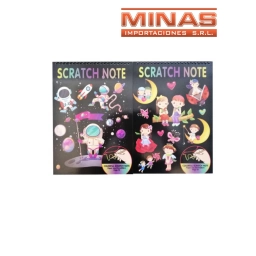 BLOCK 10 HOJAS NEGRAS MAGICAS 20 CM X 28 CM