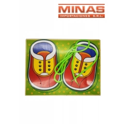 JUEGO PARA  APRENDER ATAR CORDONES