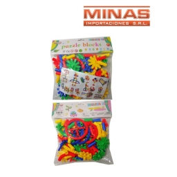 JUEGO DIDACTICO SURTIDO,DE ENCASTRE X 500 GR.