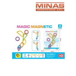 FIGURAS MAGNETICAS SURTIDAS X 8 PCS.