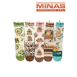 MEDIAS PARA NIOS TALLE 36 AL 41 5 DISEOS