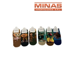 MEDIAS PARA NIOS TALLE 36 AL 41 5 DISEOS