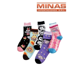 MEDIAS PARA NIOS TALLE 36 AL 41 5 DISEOS
