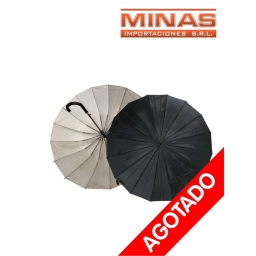 PARAGUA NEGRO DE 55 CM X 16 VARILLAS.