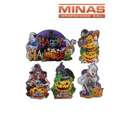 CARTEL HALLOWEEN 35 CM X 20 CM, 6 DISES.