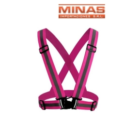 CINTA DE SEGURIDAD ELASTICA, 65 CM X 60 CM,FUCSIA.