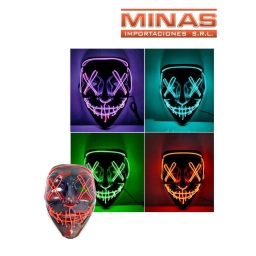 MASCARA CON LUZ 4 COLORES