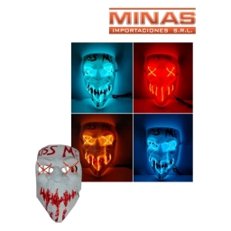 MASCARA CON LUZ 4 COLORES