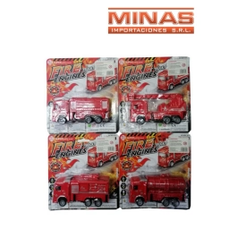 CAMION DE BOMBERO 20 X 23 CM