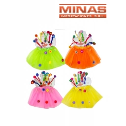 DISFRAZ PRIMAVERA X 2 PCS, 4 COLORES.