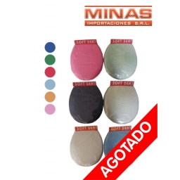 TAPA DE INODORO LISA, VARIOS COLORES.