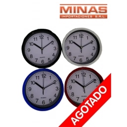 RELOJ DE PARED 20 CM, LISO.