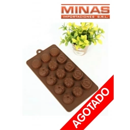 MOLDE PARA CHOCOLATES DE SILICONA 21 X 12 CM