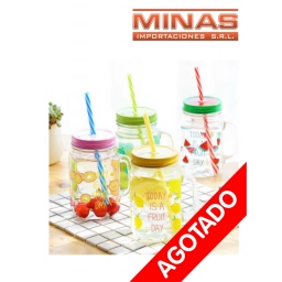 JARRA DE VIDRIO 450ML CON SORBETE