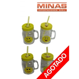 JARRA DE VIDRIO 450ML CON SORBETE