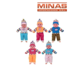 BEBOTE X 36 CM,CON SONIDO,VARIOS COLORES.