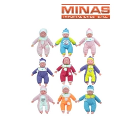 BEBOTE X 40 CM,CON SONIDO,VARIOS COLORES.