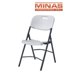 SILLA PLEGABLE BLANCA , 6 UND,  20% $792 CU