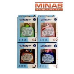 MINI CONSOLA ELECT. POP IT,CON LLAVERO.