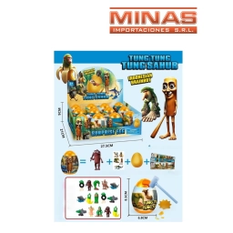 HUEVO CON MUECO MEME SORPRESA, X 12 UND, $ 100 C/U.