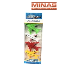 SET DE AVIONES POR 4 PCS