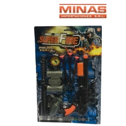 SET FUERZAS POLICIALES X 8 PCS.