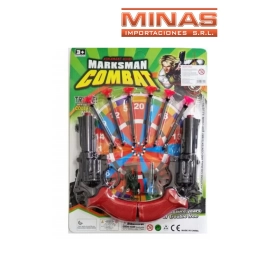 SET DE POLICIA ,DOS ARMAS + DARDOS.