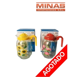 JARRA DE VIDRIO VARIOS COLORES 1,2L