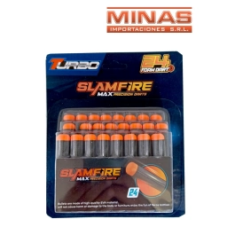 DARDOS DE GOMA EVA PARA ARMAS X 24 UND.