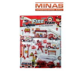 SET DE BOMBEROS 38 X 36 CM